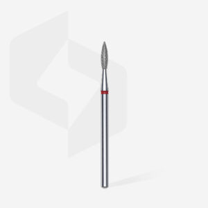 Fresa llama roja con punta